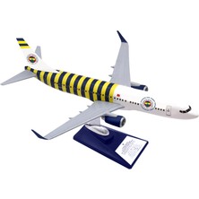 Şanal Zekupp Boeing 737-800 1/100 Ölçek Fenerbahçe Lisanslı Çubuklu Tasarım Maket Uçak
