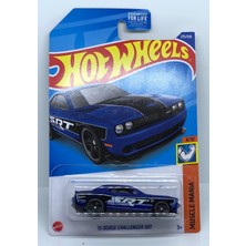 Şanal Hot Wheels 2022 - '15 Dodge Challenger Srt - Mavi - Kas Mania 6/10-235/250