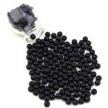 Şanal Benim Marifetlerim - Siyah Delikli Inci Boncuk 10 Gram 8 mm