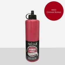 Şanal Cadence Hybrid Akrilik Boya, Multisurface, 500 Ml, H053 Crimson Kırmızı