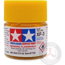 Şanal Tamiya Xf-3 Flat Yellow Mat Akrilik Boya (10 Ml)