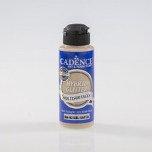 Şanal Cadence Hybrid Glitter Multisurfaces Akrilik Boya, 120ML, Altın Simli