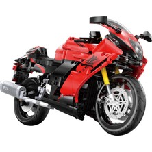 Şanal Cada - Suzuki Hayabusa - 1043 Parçaları - 1:6 Ölçekli Motosiklet - (Deqube 927DE64051)