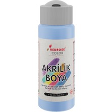 Şanal Red Rose Açık Mavi Akrilik Boya 60 ml