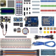 Şanal Diyotlab Arduino Uno R3 Başlangıç Seti, 145 Parça 310 Adet, LCD Ekran, Sensörler, Motor, Led, Breadboard Dahil