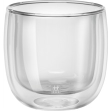 Şanal Zwilling Sorrento Çift Camlı 2'li Çay Bardağı Seti, Şeffaf, 240 ml