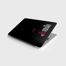 Şanal Laptop Sticker Notebook Pc Kaplama Etiketi Iyi Tasarım