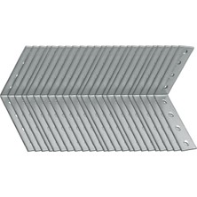 Şanal Mobilya Dolap Duvar Sabitleme 25 Adet Metal Köşebent 20X80X80 mm Bağlantı Aparatı L Demiri Gönye