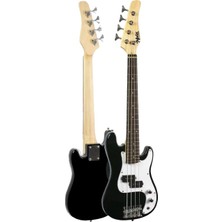 Şanal Midex CBG-380BK 38 Inç 7/8 Ebat 10-14 Yaş Arası Genç ve Çocuk Için Amfili Bas Gitar Seti