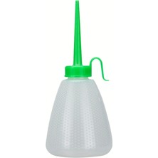 Şanal Usin Motor Siliikon Makina Makine Yağı Yağlama Plastik Şişesi 180 ml Huni Ağızlı Damlalık Şişe