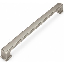 Şanal Ametist 224 mm (22,4 Cm) Mat Saten Metal Dolap Çekmece Mobilya Kulpu Avangart Dolap Kulbu Kulp
