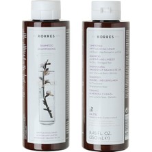Şanal Korres Almond & Linseed Shampoo 250 ml - Kuru ve Yıpranmış Saçlar Için Şampuan (Badem ve Keten Tohumu)