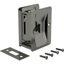 Şanal Richelieu Hardware 1701ANPSBC Onward Cep Kapısı Çekme, Gizlilik Kilidi, 3 1/4 Inç (82 Mm), Dikdörtgen, Antik Nikel