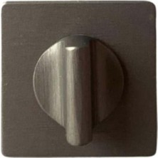 Şanal System RO21 Kapı Kolu Rozeti Wc Fırçalı Füme Renk 52X52X5 mm