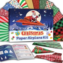 Pelto Kağıt Uçak Kiti - Çocuklar Için Noel Çorabı - 60 Tatil Sayfası + Noel Hediye Kutusunda Talimat Kitabı, 6 Ila 8-12 Çocuklar Için Erkek Çocuk Çorabı Fikirleri, Noel El Sanatları