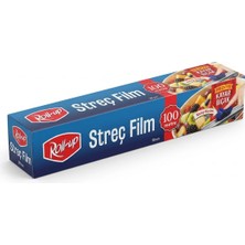 Roll-Up Kayar Bıçaklı Streç Film 9 Mic 30 cm x 100 Metre