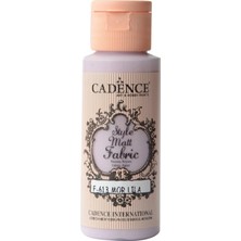Cadence Style Matt Fabric Kumaş Boyası, 59ML, Mor Lila