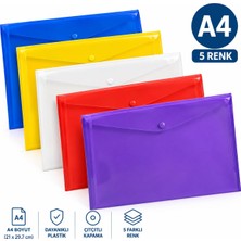 Hi7 A4 Çıtçıtlı Zarf Dosya