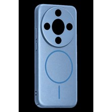 Lsk Huawei Honor Magic 8 Lite Mika Pc Magsafe Kapak - Açık Mavi