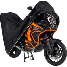 Bodygard Miflonlu Motosiklet Brandası Su Geçirmez -Ic Yuzeyi Miflon Kapli - Beden- Siyah (X Large Topcase)