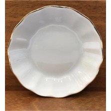 Porland Yaldızlı Porselen Çay Tabağı 12 'li 86925SDF675647587