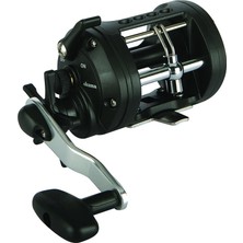 Myg Plus Okuma Üniseks Yetişkin CLX-300LA Classic Levelwind Star Drag Casting Rulosu, 300 Rulo Boyutu, 3,8:1 Çeviri, 61 cm Teslim Alma Oranı, 7,7 kg Maks. Çekme, Sağ El, Siyah