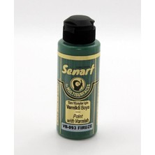 Myg Plus Cadence Senart Vernikli Akrilik Boya, Firuze, 120 Ml, VB-093