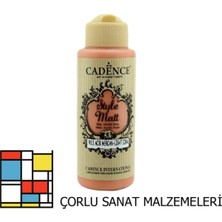 Myg Plus Cadence Style Mat Akrilik Boya, 120ML, S-9013 Açık Mercan