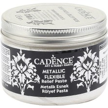 Myg Plus Cadence Metalik Esnek Rölyef Pasta MF01 Inci 150ML