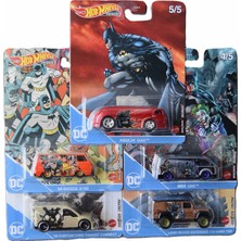 Myg Plus Hot Wheels Batman Serisi Retro Koleksiyonu, 2022 Batman Serisi 5'li Set - Batman