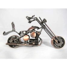 Myg Plus Homelifestyle® Motors (Metal, Motosiklet Modeli, Bronz, 7 x 16 x 9 Cm)