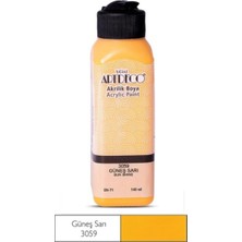 Myg Plus Artdeco Akrilik Boya, 140 Ml, Güneş Sarı 8698517934929