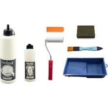 Myg Plus Cadence Hybrid Akrilik Boya Seti 500ML Set2- H002 Pak Beyaz Yarımat Ultimate Glaze