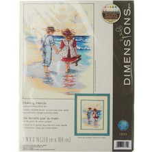 Myg Plus Ölçüler Sayılı Kreuzstick Set, Holding Hands