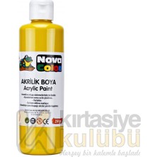 Myg Plus Nova Color Şişe Akrilik Boya Sarı 250 Gram (NC-430)