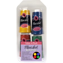 Myg Plus American & Efird Kağıt Maksi Kilit Tüm Amaçlar Için Uygun Paket 4'lü Paket Brights, Brights