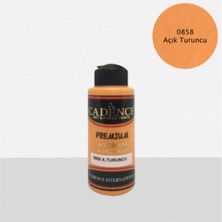 Myg Plus Cadence Premium Akrilik Boya, 0858 Açık Turuncu, 120ML