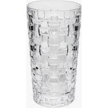 Myg Plus Renovon 400ML,KABARTMA Dokuma Desenli 62'lı Setuzun Cam Bardak,sıcak ve Soğuk Kokteyller,buzlu Içececekler Için Kibar Şık Ergonomik Tasarım Borosilikat Cam