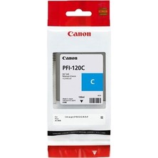 Canon PFI-120C (2886C001) Mavi Orjinal Kartuş - TM-200 / TM-205 / TM-300