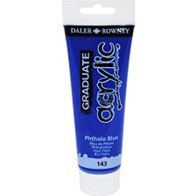 Myg Plus Bordo Sanat Graduate Akrilik Boya Graduate Acrylıc 120ML Phthalo Blue