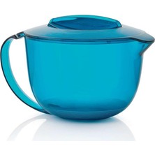 Myg Plus Tupperware Micro Pro Sürahi Mikrodalga Pişirme Kabı Mavi 1l