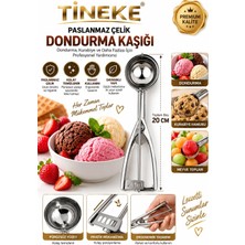 Myg Plus Tineke Dondurma Helva Kurabiye Şekillendirici Sunum Kepçesi Paslanmaz Çelik Dondurma Kaşığı