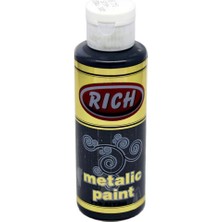 Myg Plus Rich Renk Akrilik Metalik 120 mm Siyah NO:770_03985
