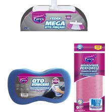 Myg Plus Parex Profesyonel 3'lü Oto Yıkama ve Temizlik Yedek Set