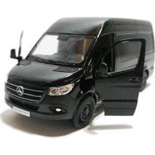 Myg Plus Kinsmart 1:48 Die-Döküm 2020 Mercedes-Benz Sprinter Van Araba Modeli ile Kutusu Koleksiyonu Oyuncak (Siyah)