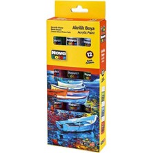 Myg Plus Akrilik Boya 12 Renk x 17 ml Şişe