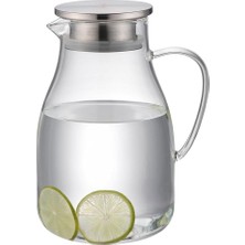 Myg Plus Leggno Vetro Borosilikat Cam Sürahi 1700ML