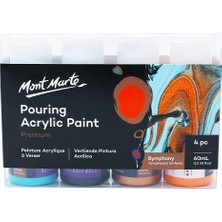 Myg Plus mm Dökme Akrilik Boya Seti Premium 4pc x 60ML - Symphony