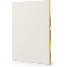 Victoria's Journals Yedek Iç-Executıve-Haftalık Ajanda A4 (19X25CM) Ivory 100 GR.144 Sayfa.yaldız Kenar.