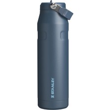Myg Plus Stanley Iceflow™ Aerolight™ Flip Straw 2.0 Pipetli Termos Su Şişesi 1.06 Litre - Lacivert | Paslanmaz Çelik